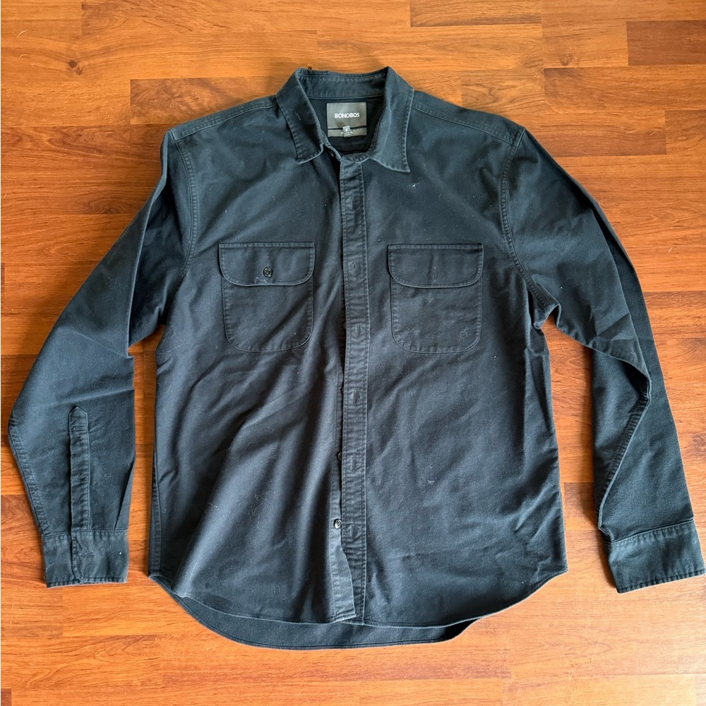 Bonobos Navy‎ Men's Shirt 100% Cotton